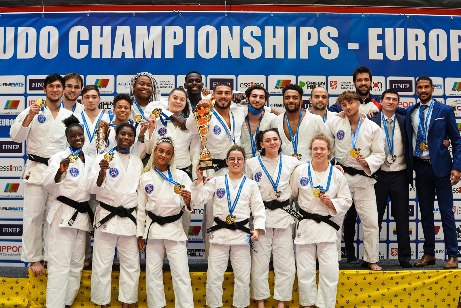Doublé européen pour le Paris SaintGermain Judo